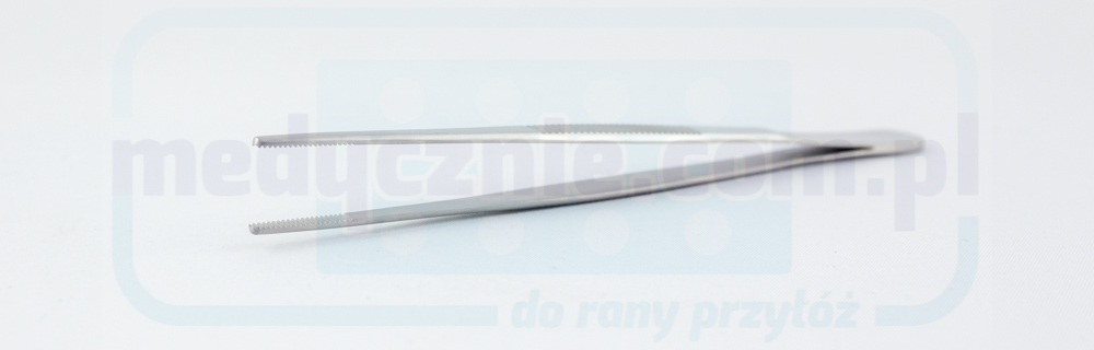 Pensetă anatomică metalică 16cm